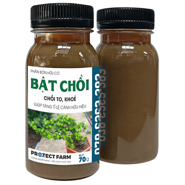 Bật Chồi Nano, Chuyên dùng cho cây Bonsai, Hũ 70g, Dạng kem siêu đậm đặc